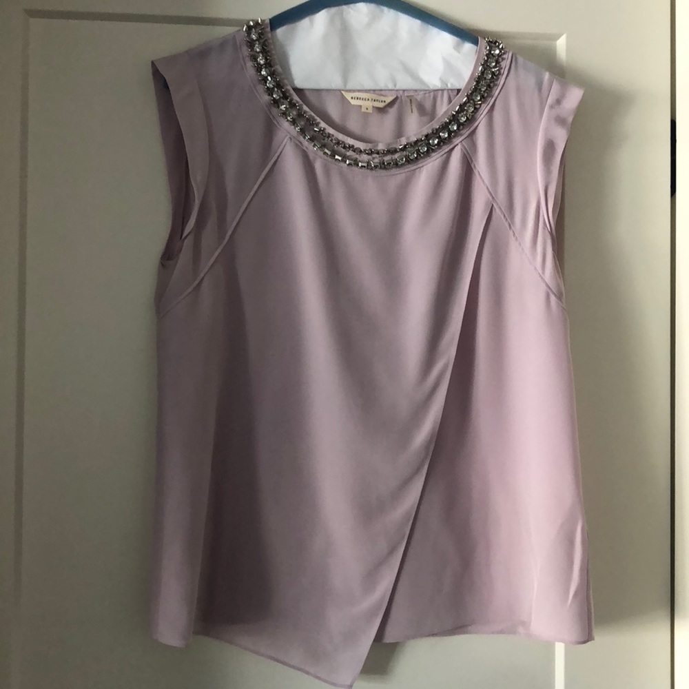Rebecca Taylor Blouse with Gemstone details